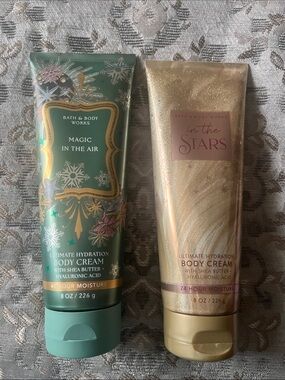 2 Bath & Body Works Magic in the Air and In the Stars Body Cream